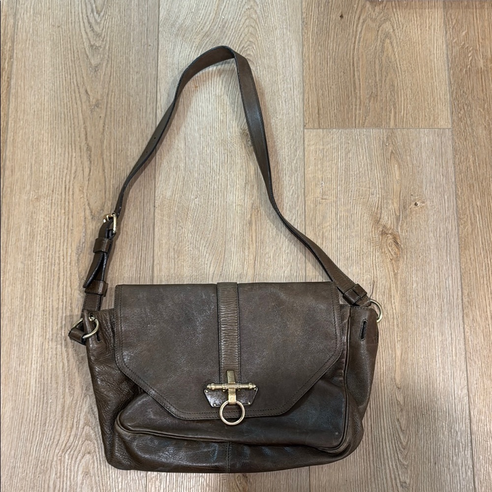 Givenchy Brown Leather Shoulder Bag